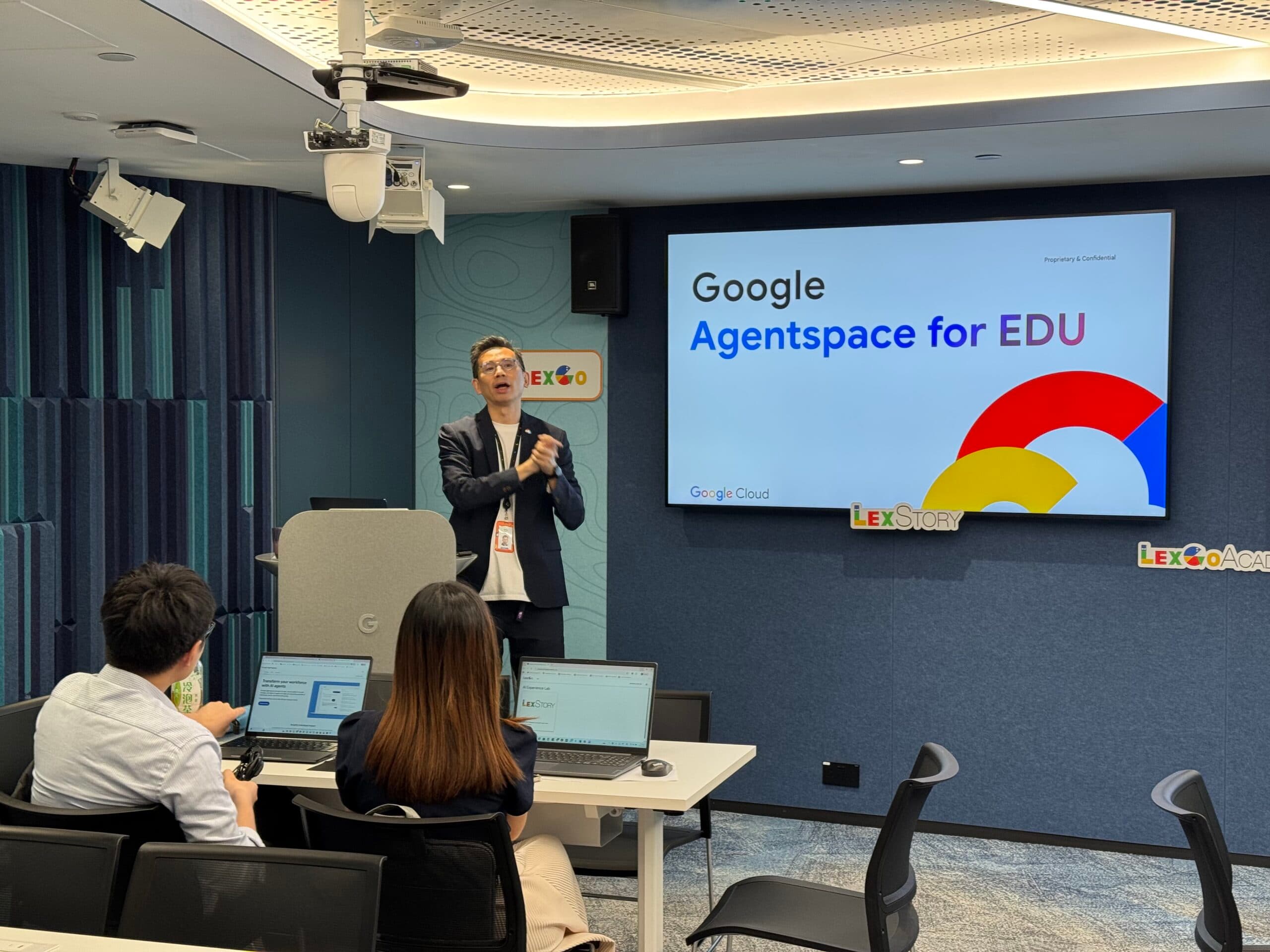 Educators in a Google Gemini training session